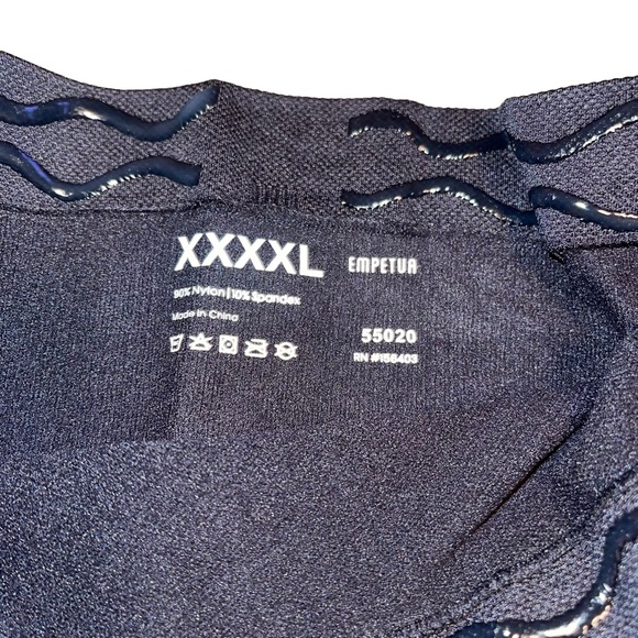 NWT Empetua High Waisted Shaper Short Women’s Size XXXXL Black High Waisted - Picture 2 of 7